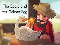 The Goose and the Golden Eggs: Aesop - Baalroom.com